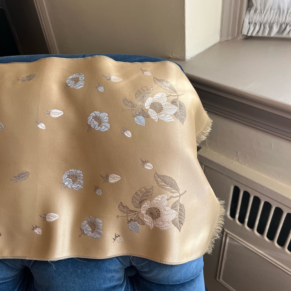 Floral Silk Scarf